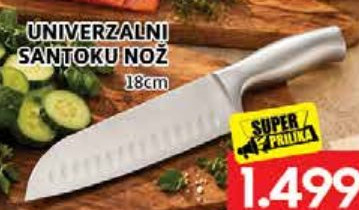 UNIVERZALNI SANTOKU NOŽ 18cm