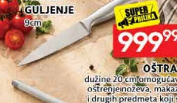 NOŽ ZA GULJENJE 20cm