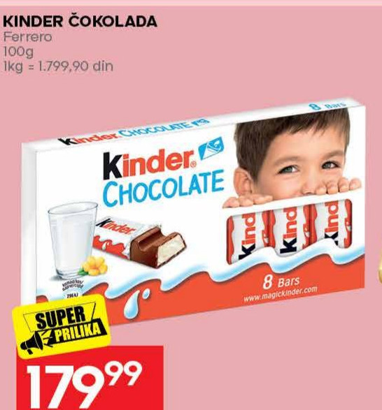 KINDER ČOKOLADA
