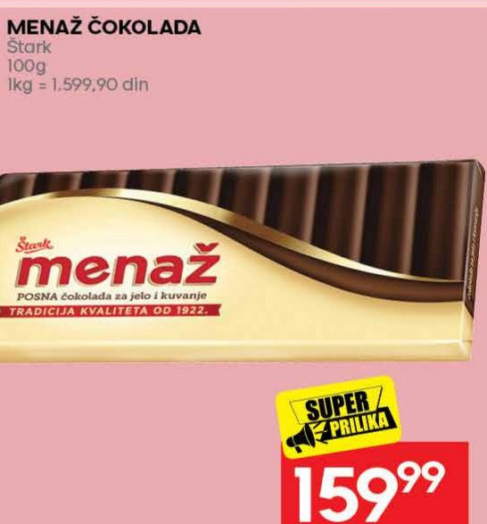MENAŽ ČOKOLADA