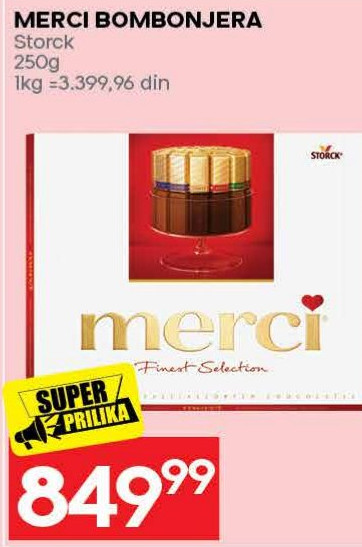 MERCI BOMBONJERA Storck 250g