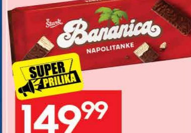 NAPOLITANKE BANANICA Stark 180g