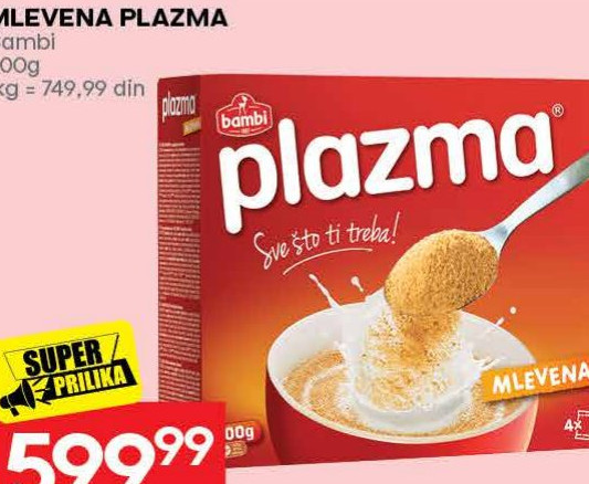 MLEVENA PLAZMA Bambi 800g
