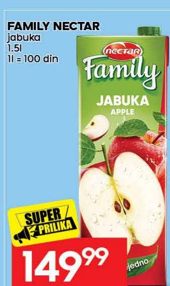 FAMILY NECTAR jabuka