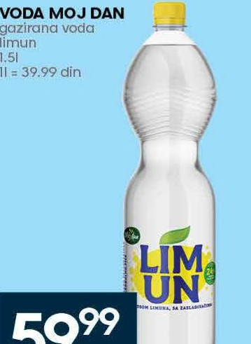 VODA MOJ DAN gazirana voda limun