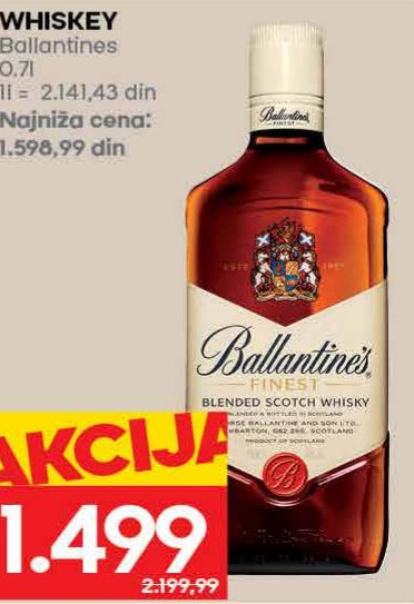 WHISKEY Ballantines