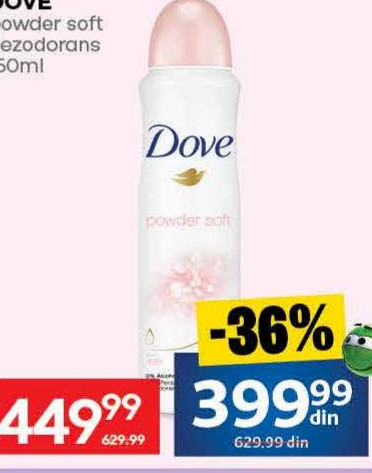 DOVE powder soft dezodorans