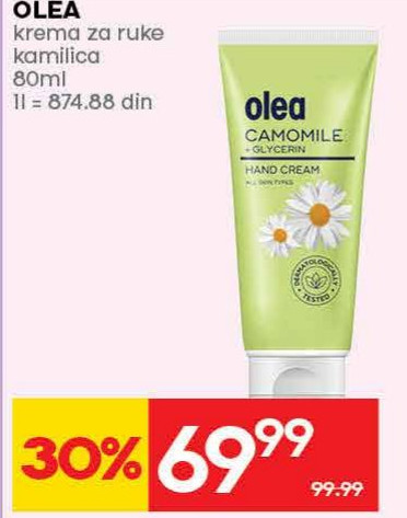 OLEA krema za ruke kamilica