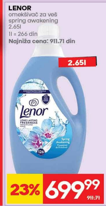 LENOR omekšivač za veš spring awakening 2.65l