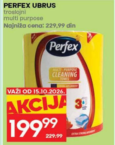 PERFEX UBRUS troslojni multi purpose