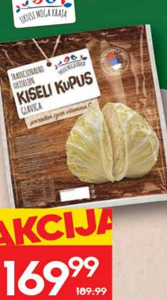 KISELI KUPUS glavica kg