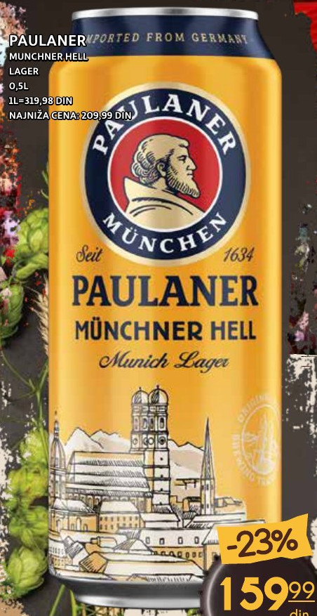 PAULANER MÜNCHNER HELL