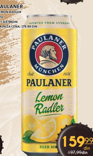 PAULANER LEMON RADLER