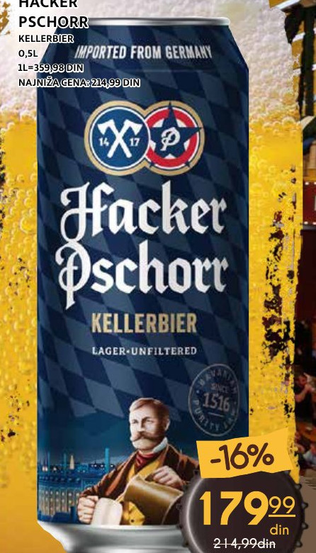 Hacker Pschorr Kellerbier