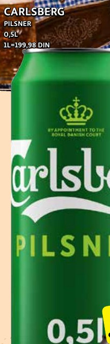CARLSBERG PILSNER 0,5L
