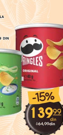 PRINGLES ORIGINAL, LUK I KISELA PAVLAKA