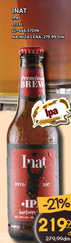 INAT IPA 0,33L