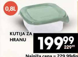 KUTIJA ZA HRANU 0,8L