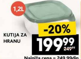 KUTIJA ZA HRANU 1,2L