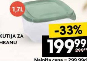 KUTIJA ZA HRANU 1,7L