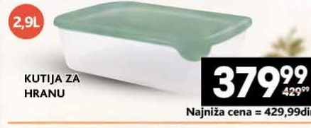 KUTIJA ZA HRANU 2,9L