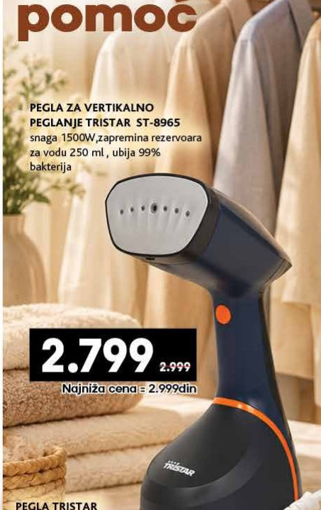 PEGLA ZA VERTIKALNO PEGLANJE TRISTAR ST-8965