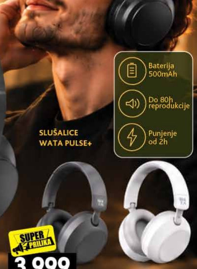SLUŠALICE WATA PULSE+