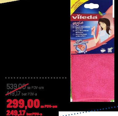 Vileda sponge