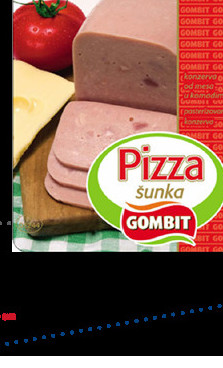 Pizza šunka GOMBIT