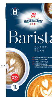 Barista mleko