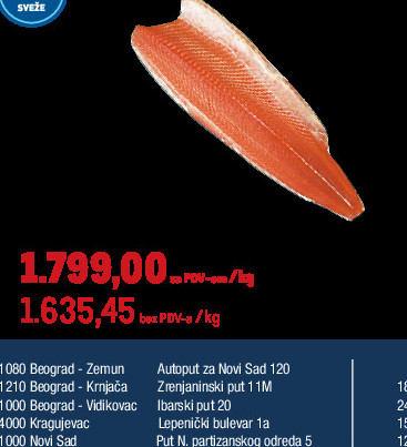 Zamrznuti plodovi mora