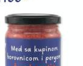 Med sa liofilizovanom šumskom borovnicom i kupinom sa dodatkom perge 250g