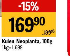 Kulen Neoplanta, 100g