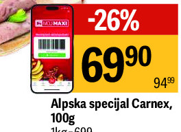 Alpska specijal Carnex, 100g
