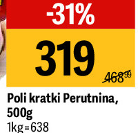 Poli kratki Perutnina, 500g