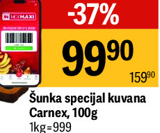 Šunka specijal kuvana Carnex, 100g