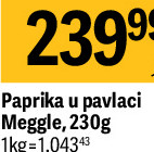 Paprika u pavlaci Meggle, 230g