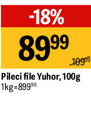 Pileci file Yuhor, 100g