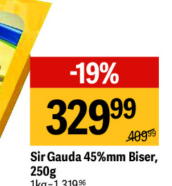 Sir Gauda 45%mm Biser, 250g