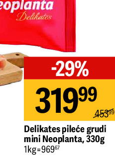Delikates pileće grudi mini Neoplanta, 330g