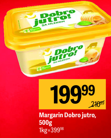 Margarin Dobro jutro, 500g