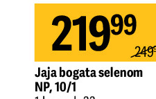 Jaja bogata selenom NP, 10/1