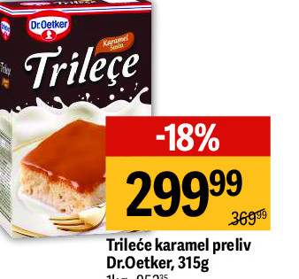 Trileće karamel preliv Dr.Oetker, 315g