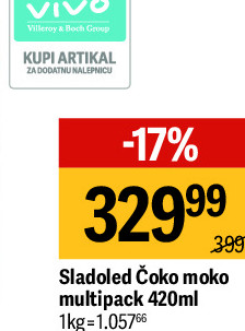 Sladoled Čoko moko multipack 420ml