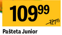 Pašteta Junior Kokokrem Argeta, 95g