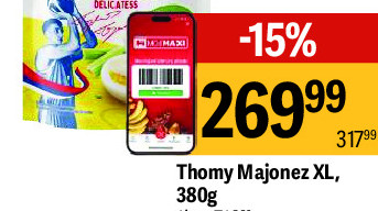 Thomy Majonez XL, 380g