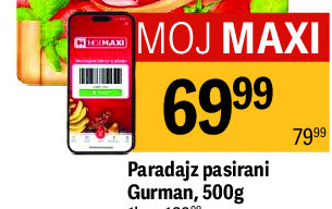 Paradajz pasirani Gurman, 500g