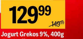 Jogurt Grekos 9%, 400g