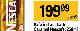 Kafa instant Latte Caramel Nescafe, 250ml