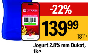 Jogurt 2.8% mm Dukat, 1kg